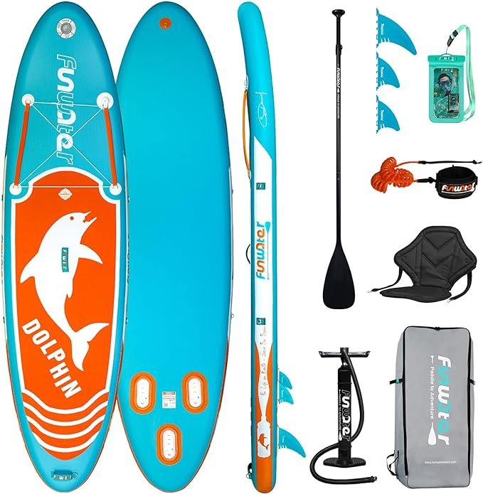 paddle surf hinchable para dos personas funwater dolphin